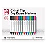 TRU RED™ Tank Dry Erase Markers, Chisel Tip, Assorted, 12/Pack (TR54567/TR61441)~#|#~772D3543-E2BA-4F6C-93A2FDF4EFD405CB_sc7