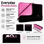 SumacLife 13" Laptop Sleeve, Black/Pink (NBKLEA672)~#|#~77375C19-1632-4B9E-A6CCD8E7BA609BB8_sc7