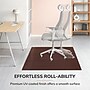 Anji Mountain Deluxe Bamboo Carpet & Hard Floor Chair Mat, 48" x 72", Dark Cherry (AMB24015W)~#|#~773BE310-11F7-45E3-94F8A5A7B4161BCE_sc7