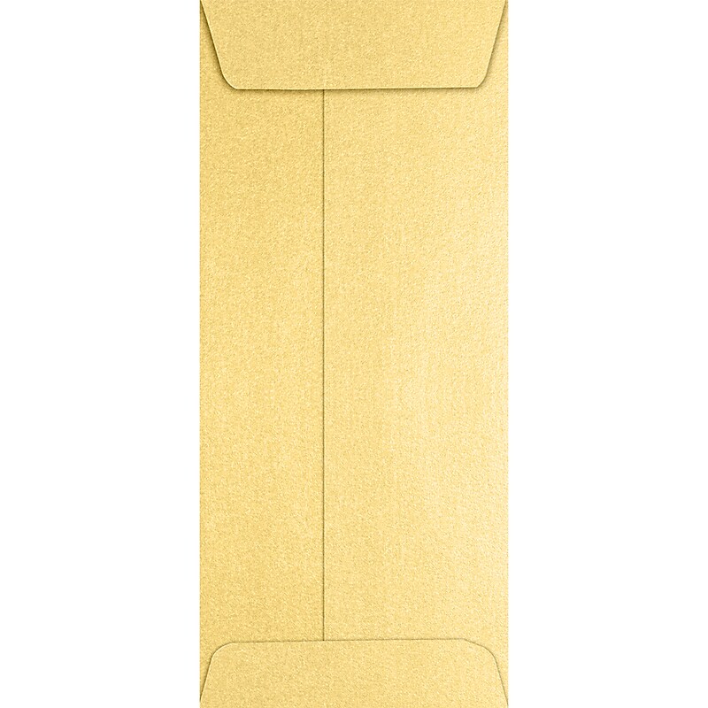 LUX #10 Open End Envelopes (4 1/8 x 9 1/2) 50/Pack, Gold Metallic (7716-07-50) image 1
