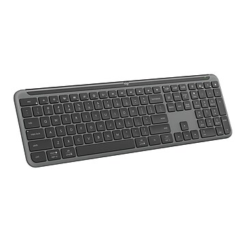 Logitech MX Keys S Wireless Keyboard, Pale Gray (920-011559) | Staples