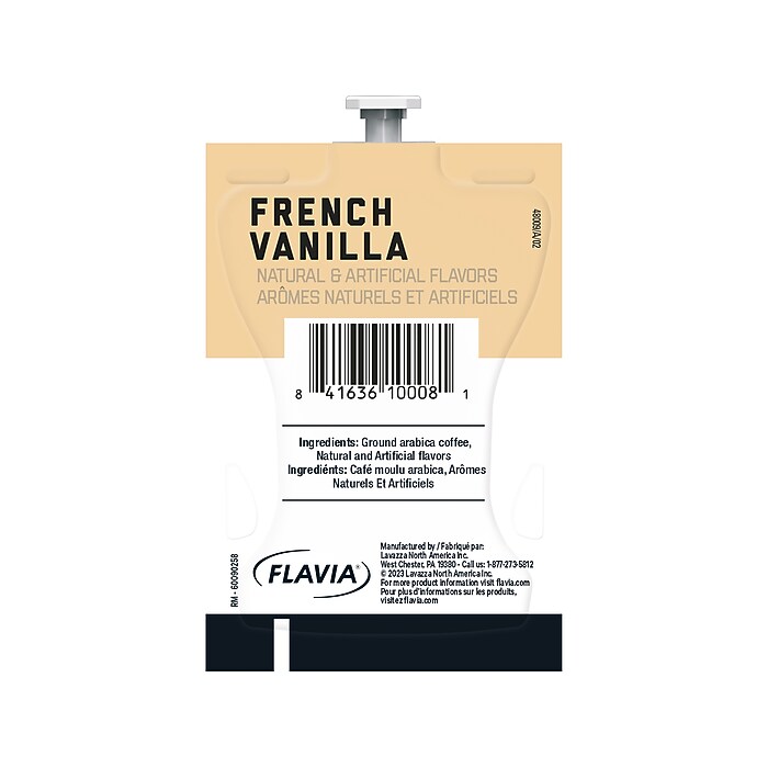 Lavazza Alterra French Vanilla Coffee Flavia Freshpack, Light