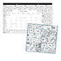 2026 Blueline DoodlePlan 10.875" x 17.75" Monthly Desk Pad Coloring Calendar, Black/White (C2917001)~#|#~774E9BCA-528F-44EE-981AC5A2A9F8C02F_sc7