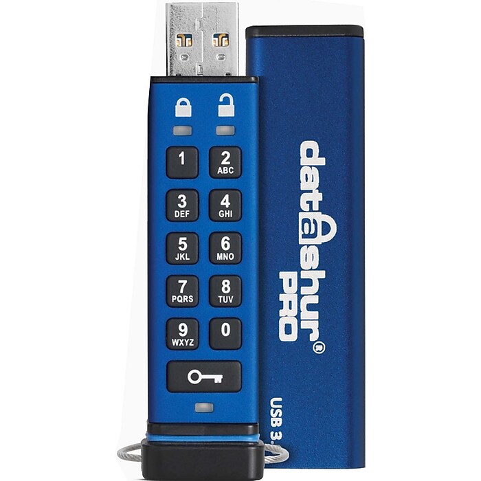 iStorage datAshur PRO 8GB USB 3.2 Gen 1 Type-A Encrypted Flash