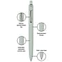 uni-ball Zento Retractable Gel Pen, Medium Point, 0.7mm, Black Ink, 4 Pack (70659)~#|#~774F2A0B-1BE6-4031-AAC8D19AFB0BF2AF_sc7