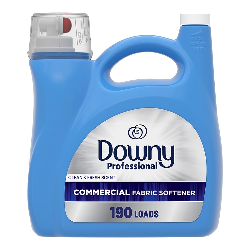 Downy Professional Liquid Fabric Softener, Clean & Fresh, 190 Loads, 140 oz. (14052) image 1