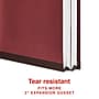 Staples 60% Recycled Heavy Duty Pressboard Classification Folder, 1-Divider, 2" Expansion, Letter Size, Red, 10/Box (ST62558)~#|#~775CC109-7D98-4607-AE671EBB28709C92_sc7