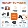 Delton T50 True Wireless Noise Canceling Bluetooth Computer Earbud Headset, Black (DBHT50)~#|#~775D12FC-D240-4180-8A1A96D5FAA4E4D6_sc7