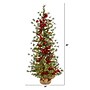 Nearly Natural 4' Berry and Pine Artificial Christmas Tree in Burlap Wrapped Base (T1427)~#|#~775D76B4-51A3-4EFA-B9E50132CE07EADC_sc7