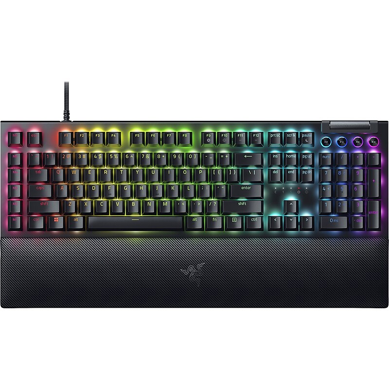 Razer BlackWidow V4 Gaming Mechanical Keyboard, Black (RZ03-04690200-R3U1) image 1