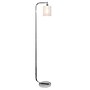 Creekwood Home 63" Metal Floor Lamp with Cylindrical Shade, Chrome (CWF-1000-CH)~#|#~775F4079-5881-4AF1-AC044F9E3B6064FD_sc7