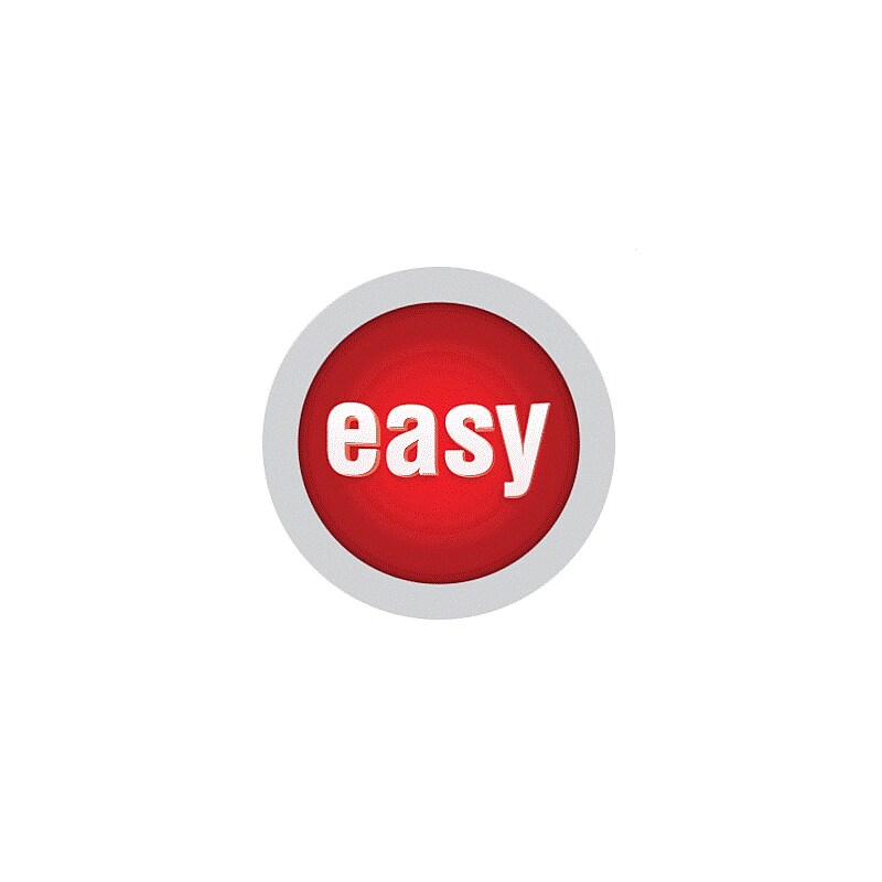 Centon Easy Button Non-Skid Mouse Pad (C1-MHS-EASY) image 1