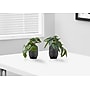 Monarch Specialties Inc. 8" Artificial Alocasia Plant in Pot, 2/Set (I 9559)~#|#~77624583-35A3-4496-A69F316122E131BC_sc7