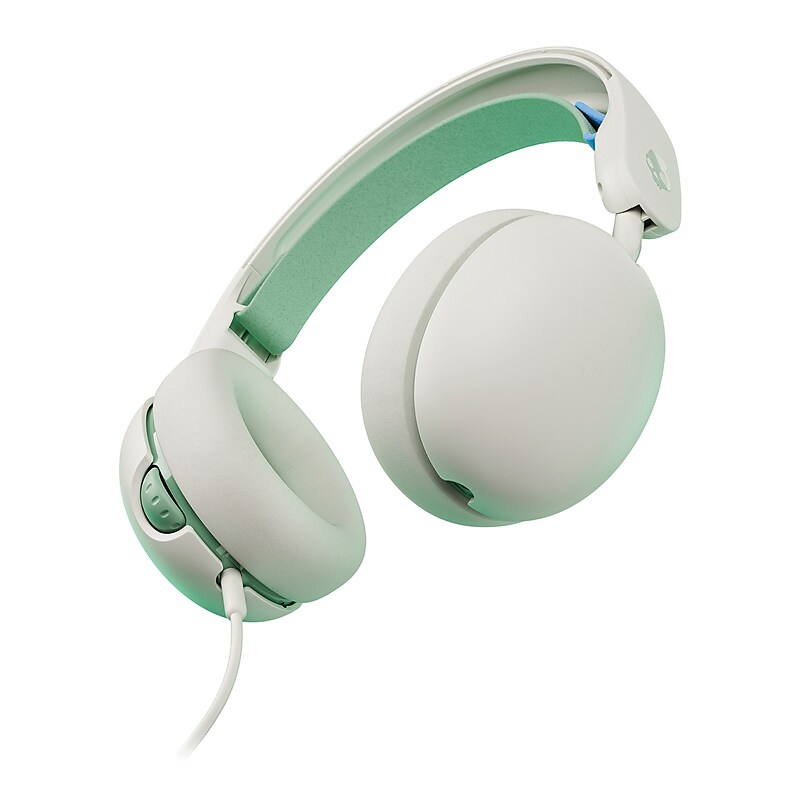 Skullcandy Grom Children's Over-Ear Headphones with Microphone, Bone Seafoam (S6KAY-R952) image 1