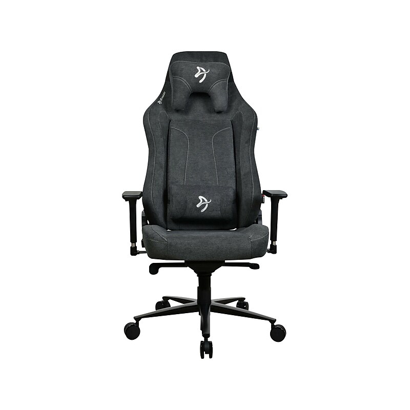 Arozzi Vernazza Fabric Ergonomic Rocker Gaming Chair, Dark Gray (VERNAZZA-XL-SFB-DG) image 1