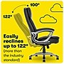 Serta Fairbanks Ergonomic Bonded Leather Executive Big & Tall Chair, 350 lb. Capacity, Black (43675OSS)~#|#~77650618-E6D2-4499-81CEE316FFBA7B5D_sc7
