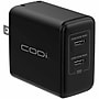 CODi PowerLine+ 45W Dual USB-C Universal Wall Charger, Black (WC045-2C)~#|#~776CA9E2-4FA4-46CA-871D24668ABBE8CD_sc7