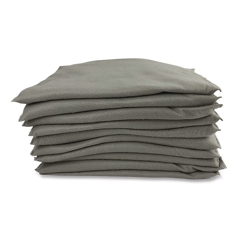 Quick Dam Acid Spill Pillows, 12" x 12", Up to 0.6 Gallons, 10/Box (PAN36-10G) image 1