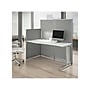 Bush Business Furniture Office in an Hour 63"H x 65"W Cubicle Panel Workstation, Pure White (WC36192-03K)~#|#~777253BF-8013-4F45-9F5BC120240D39F8_sc7