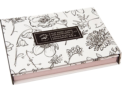 Hortense B. Hewitt Danke-Karten - 50 Stück Mit Umschlägen - Kreidetafel-Design - 12,4 X 8,9 Cm
