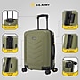 US Army FOX PRO 20" Hardside Carry-On Suitcase, 4-Wheeled Spinner, TSA Checkpoint Friendly, Olive Drab (USLFPRO00S-GRN)~#|#~7774E8BB-AC8C-4DF0-8AFF650C65095B3E_sc7