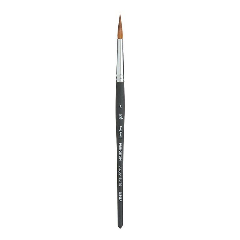 Princeton Aqua Elite Watercolor Synthetic Long Round Brush (PBXP4850LR8) image 1