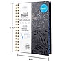 2026-2027 Overland Travelware 1.25" x 7" Calendar Year Daily Standard Planner, Paperboard Cover, Black Floral (90698)~#|#~778025D4-F0F2-4127-81376C436C81B745_sc7