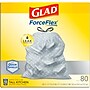 Glad ForceFlex 13-Gallon Scented Kitchen Trash Bag, 0.72 mil, Gain Original, White, 80 Bags/Box (79009)~#|#~7781755F-DECC-42F5-8BF9D928AD8E09AF_sc7