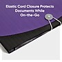 Smead Heavy Duty Plastic Accordion File, MultipleIndex, 12 Pocket, Letter, Purple/Black (70862)~#|#~7785FA8D-35A2-4FC0-9760A4390EE20983_sc7