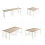 Bush Business Furniture Hustle 48"W Computer Desk with Metal Legs, Natural Elm (HUD148NE)~#|#~77904DF7-9396-4546-8665E4DCBB201E1F_sc7