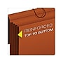 Pendaflex Reinforced 5.25" Expanding Wallet with Flap & Cord Closure, Letter Size, Brown, 10/Box (73186)~#|#~77954A16-04EF-4CD9-A807028269D3D1F5_sc7