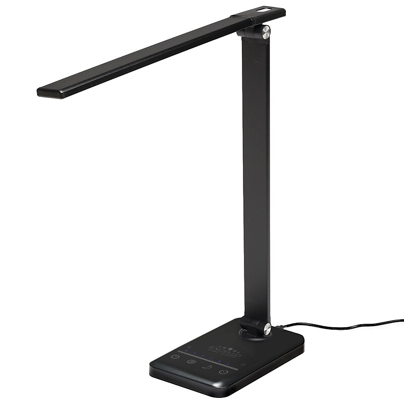 Excello Global Products Wellness Series LED Desk Lamp, 16", Black (EGP-DL-12-BLK) image 1