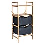 Household Essentials 3-Shelf Bamboo Stand Alone Storage Shelf , 37.8" x 12.99" x 17.32", Tan (HE1171)~#|#~77978D80-117C-4220-9C6E4501C004C781_sc7