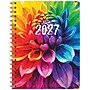 2027 Excello Brands 9" x 11" Weekly & Monthly Standard Planner, Paperboard Cover, Rainbow Petals (FSHN-CY27-8511-41)~#|#~7797DD4E-F2BA-4410-8C5EE46BA3A55DB8_sc7