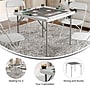 Flash Furniture Silas Folding Card Game Table, White/Gray (DADMJZ88WHGY)~#|#~77992217-4E2C-4CC0-BD21D4638FFD7A72_sc7