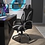 Boss Office Products Ergonomic Vinyl Swivel Executive Chair, Black/Grey (B8871-BKGY)~#|#~779B3505-0AC9-4B50-A44351E82869F786_sc7