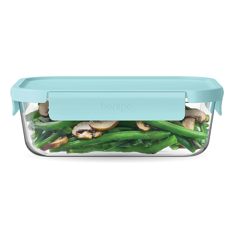 Bentgo Leak-Proof Glass Food Storage Container, 50.7 oz. (BGPLGLRC2-SA) image 1