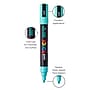 POSCA PC-5M Cool Water Based Paint Marker, Medium Bullet Tip,  Assorted Colors, 8/Set (UBCPC5M8CCOOLTONE)~#|#~779BA546-746A-4E43-8300F132A94851E8_sc7