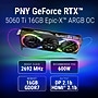 PNY NVIDIA GeForce RTX 5060 Ti EPIC-X RGB OC Triple Fan PCIe 5.0 16GB GDDR7 Gaming Graphics Card, 2407 MHz Core, Black~#|#~77A7D4BC-B5FE-4467-BAD4C812843E5457_sc7