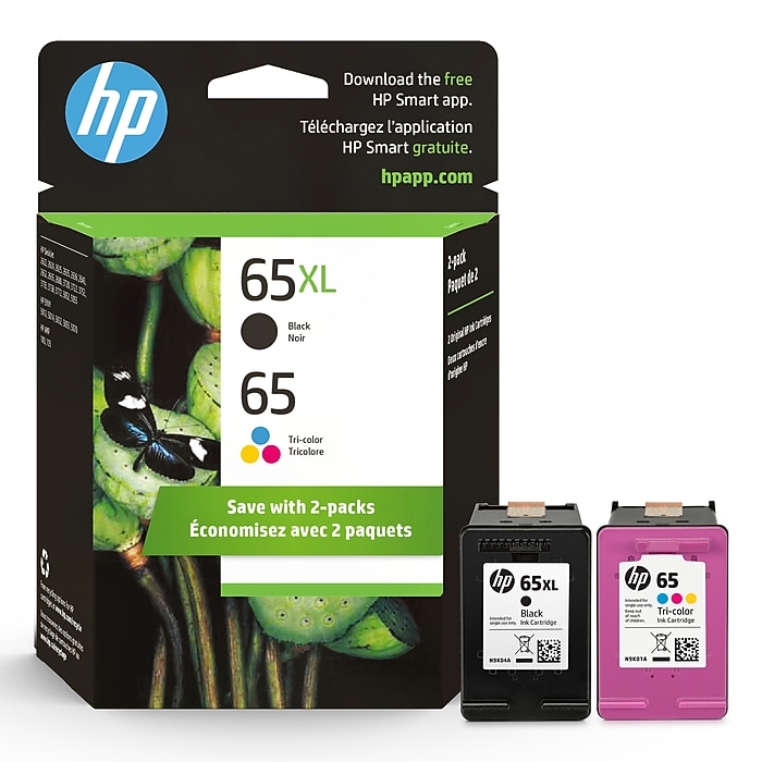 HP 65XL ブラックインクカートリッジ　5個セット Amazon.co.jp: HP 65XL 純正 インクカートリッジ ブラック 黒