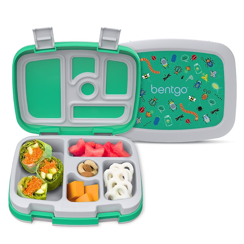 bentgo Kids Bento Box, 5-Compartment, Bug Buddies (BGKDPT-BUG) image 1