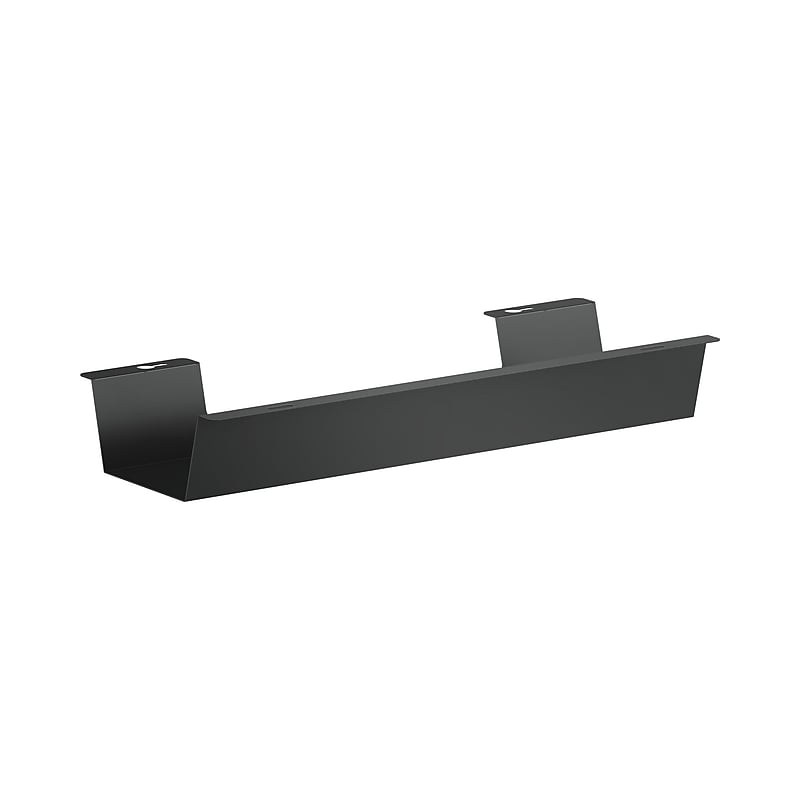 HON Cable Management Trough, 17"W, Single, Graphite Finish (HPWRTRGH17) image 1