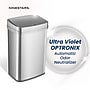 Nine Stars Nova Stainless Steel Motion Sensor Trash Can, 13.2 Gallon, Silver (ONT-50-81SL)~#|#~77B1EA33-3E30-4DCA-A68F5976D15A726E_sc7