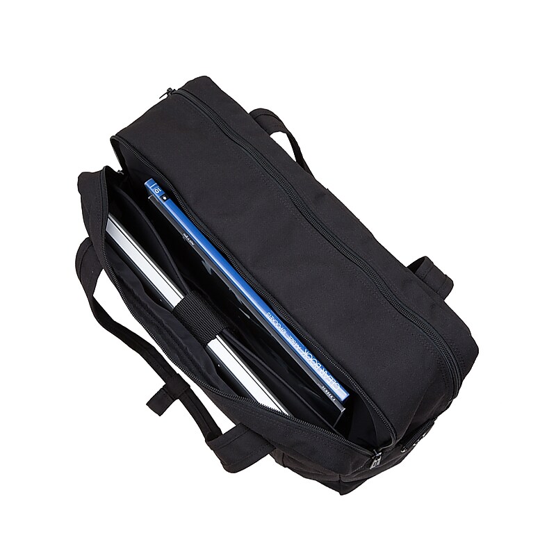 Manhattan Portage Yorkville 15" Fabric Laptop Bag, Navy (1628-BL NVY) image 1