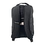 Tucci CITY RIDER Laptop Backpack, Medium, Black (T0566)~#|#~77B42BD9-5C36-4832-A552C3A374DDC8CA_sc7