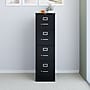 Staples Commercial 4-Drawer Vertical File Cabinet, Locking, Letter, Black, 25"D (25164D)~#|#~77B6436A-0309-412A-A276F1CDA280FE41_sc7