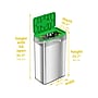 HLS Commercial Stainless Steel Compost Bin, 21-Gallon, Silver/Green (HLS21UOTCOP)~#|#~77B794D1-2C47-45A5-9C2BF26EEB98FC8E_sc7