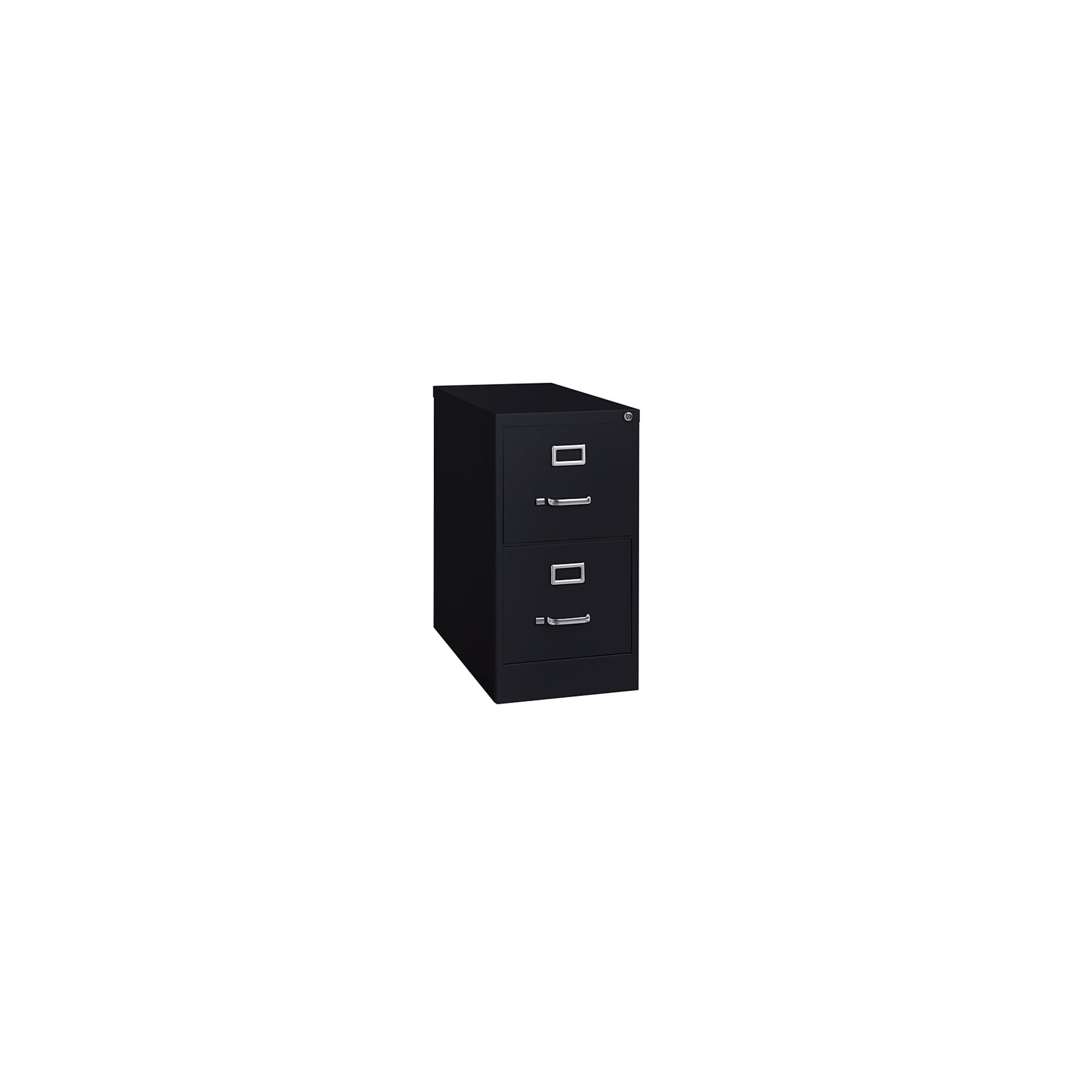 Lorell Commercial 2-Drawer Vertical File Cabinet, Letter Size, Lockable, 28.4″H x 15″W x 25″D, Black (LLR60653) Sansujyuku sansujyuku.com