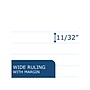 Roaring Spring Paper Products 1-Subject Notebooks, 8.5" x 10.5", Wide Ruled, 100 Sheets, Each (13505)~#|#~77BBB813-9A97-4549-AEC0D1A3B316917C_sc7