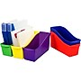 Storex Plastic Large Book Bin, 7" x 5.3" x 14.3", Assorted Colors (70110U06C)~#|#~77BFCE3C-6EAA-47CF-BF64E39BD0997728_sc7